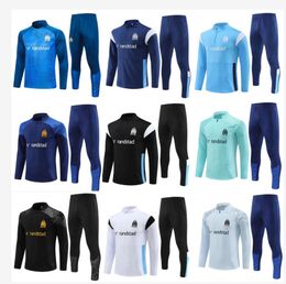 Trainingspakken heren Voetbal Milik Payet Marseilles Survetement Jacket Fottball Trainingspak Veste Maillot De Foot Olympique Om Trainingspak Voetbal Joggen