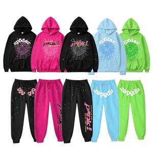 Chándales para hombres Sudaderas con capucha Spder Sudadera con capucha Spider Young Thug Angel Pullover Pink Red Hoodye Pantalones Hombres Zapato gráfico Spders Impresión Web Yk Ropa Tamaño Sxxl