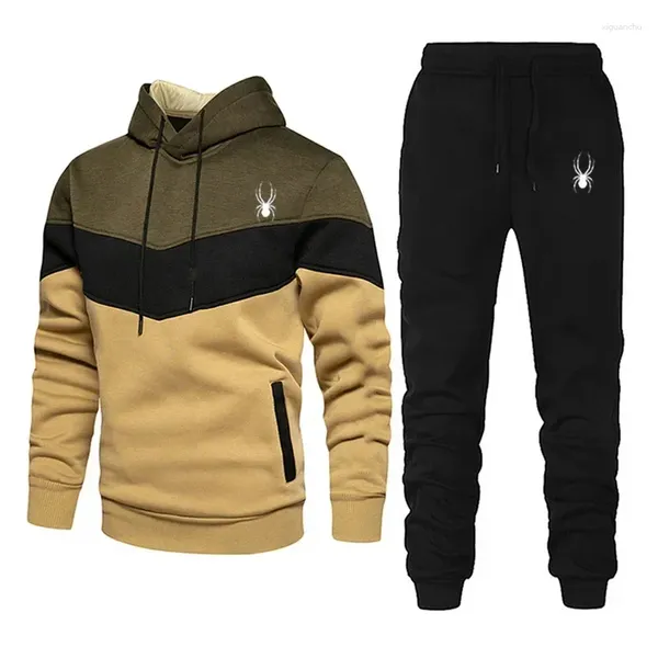 Sombriz de canciones para hombres Sportswear Luxurious Hoodie Juego de pantalones de jogging de jogging Styles de moda de invierno