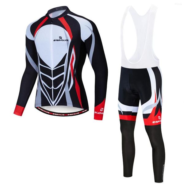 Survêtements pour hommes Printemps et automne Ville pour hommes Chemise de cyclisme en plein air Séchage rapide Costume à manches longues respirant