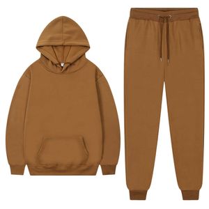 Tracksuits voor heren lente herfst joggers merk pure kleur casual sets sweatshirts mode pullover man mannelijke lange mouw hoodiepants g221010