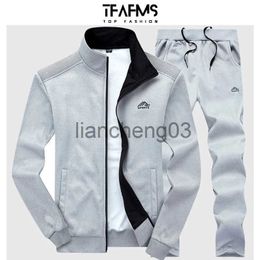 Herren-Trainingsanzüge, Frühlingsmode, Trainingsanzug für Männer, Marke, Patchwork, lässig, 2 STÜCK, Schweißanzüge, Sweatshirt, Hoodie, Ropa Para Hombre, Herren-Outfit-Set, Sprunganzug J231023