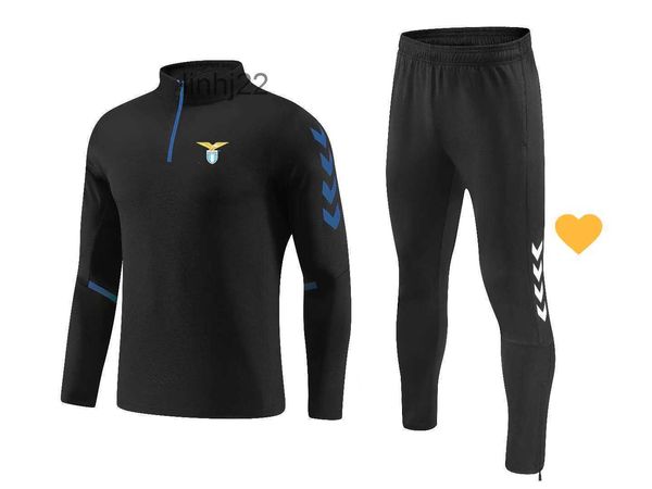 Survêtements pour hommes SS Lazio Mens Outdoor Costumes d'entraînement de haute qualité Adultes Demi-fermeture à glissière Respirant Fans de sport Versionsdjpvqdd