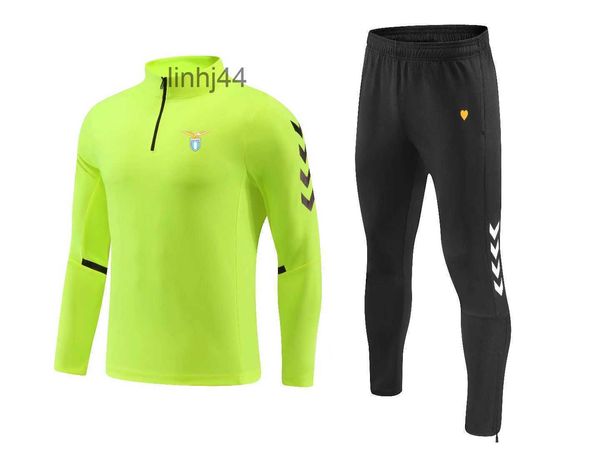 Survêtements pour hommes SS Lazio Mens Outdoor Costumes d'entraînement de haute qualité Adultes Demi-zippée Respirant Fans de sport légers Versiongcluxysk