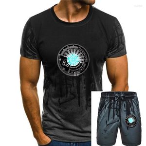 Mannen Trainingspakken Stark Industries T-shirt Borst Reactor Awesome Gedrukt Tee 100 Katoen Man 6Xl Korte Mouwen Casual tshirt