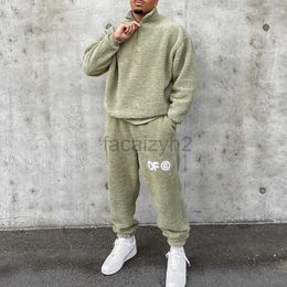 Tracksuits voor heren streetwear herenkleding bijpassende pak zomer heren casual pak heren sport losse wollen trui tieners shorts set