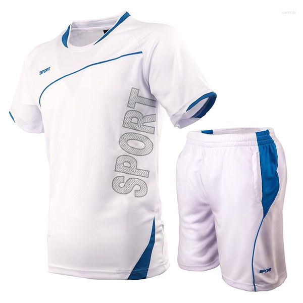 Survêtements pour hommes Arrivée d'été Mâle Quotidien Entraînement professionnel Sport Costumes Solide Respirant Complexe Shorts et chemises avec lettres