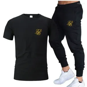 Suisses de survêtement masculines T-shirt à manches courtes SUIS SUIRMPANT VINTAGE COTTON T-T-T-T-T-T-T-T-Sport Male Sport Streetwear