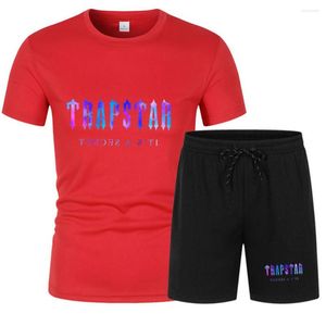 Tracksuits voor heren zomer korte mouwen shorts street 2-delige pak casual sport heren bedrukt t-shirt