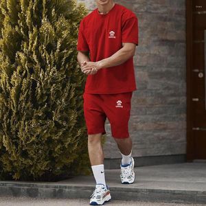 Mannen Trainingspakken Zomer Team Uniform T-shirt Sets Jogging Korte Mouw Ademend Pak Mannen Trainingspak 3D Gedrukt Casual Harajuku kleding