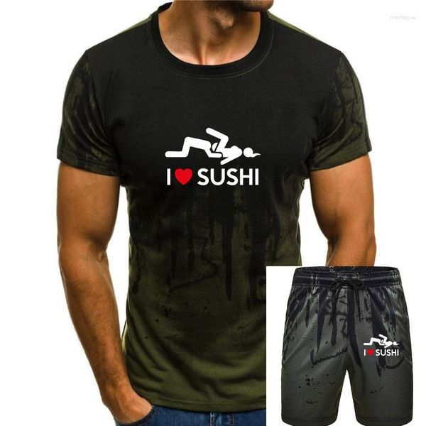 Camiseta Chándal Hombre Personalizzata I Love Sushi