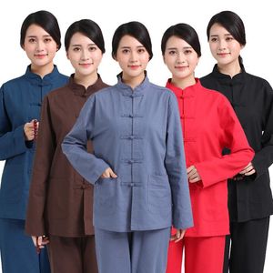 Survêtements pour hommes Uniformes de Tai Chi Femmes chinoises Ensemble de vêtements traditionnels Costumes d'exercice amples pour adultes Performance Wing Chun Wu Shu CostumesMen