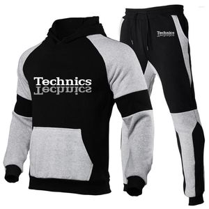 Heren Trainingspakken Technics 2023 Heren Dj 1200 Draaitafel Muziek Lente Trainingspak Sweatshirt Broek Pullover Hoodie Sportwear Suits Casual