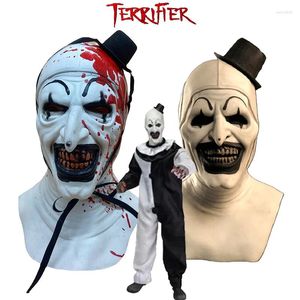 Heren trainingspakken Terriifier 2 Art De Clown Cosplay Masker Film Maskers Halloween Carnaval Rekwisieten Voor Mannen Vrouwen