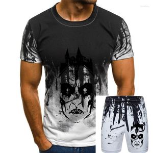 Survêtements pour hommes T-shirt surdimensionné The Nun Distressed Face