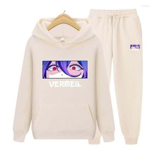 Survêtements pour hommes Survêtement 2 pièces Set Sweats à manches longues pour hommes Femmes Anime Print Sweat