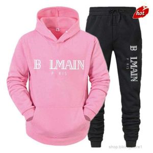 Trainingspakken voor heren Trainingspak Ontwerper met capuchon Puur katoen Mode Broeken Sweatshirt Sportkleding Dezelfde kleding voor geliefden M-3xl 24 9q8w balman''balmian 275C