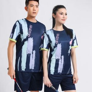 Chándales de canciones para hombres Camiseta de verano Shorts de camiseta de verano Traje de dos piezas parejas de tenis seco rápido sets de ropa deportiva