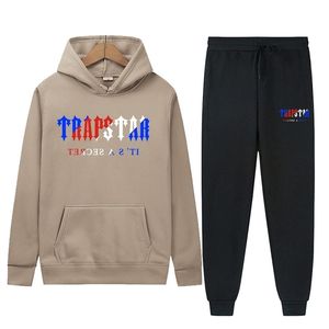 Survêtements pour hommes Survêtement Hommes Femme Chaleur Deux Pièces Ensemble Sweats À Capuche Lâche Impression SweatPantalon Costume Sweat À Capuche Sportswear Couple Outfit 220826