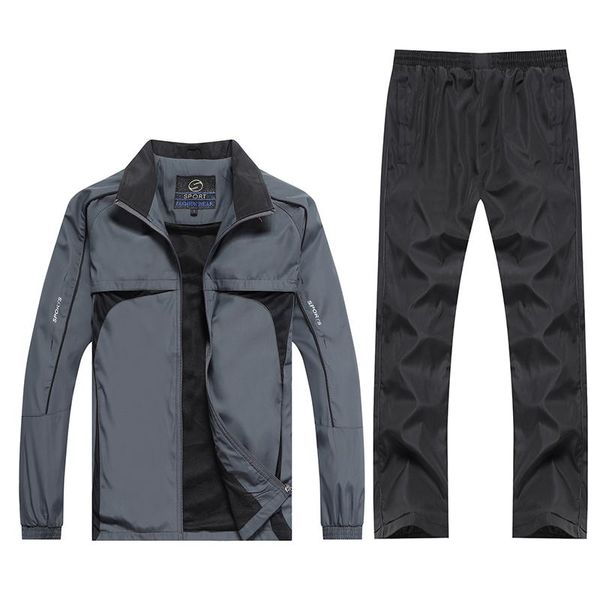 Suisses de survêtement masculines Tracksuit Men deux pièces ensembles pantalon de veste Suite de piste décontractée printemps