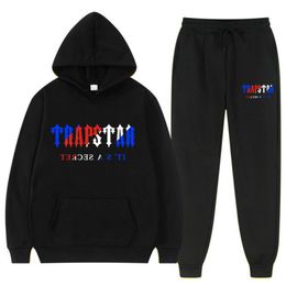 Tracksuits Tracksuit Trend Trend Trend 2 stuks Set Hoodie Sweatshirt Sweatshirt Sportwear Jogging Outfit Trapstar Man Kleding 230203