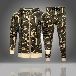 Survêtements pour hommes Survêtements Hommes Ensembles Sweat à capuchePants Hommes Survêtement Sportswear Ropa Hombre Casual Homme Fitness 2 Pièces Ensemble Jogger 220930