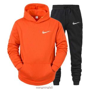 Survêtements pour hommes Survêtements Pull Set Basketball Streetwear Sports Suit Marque Lettre IK Bébé épais Sweats à capuche Pantalon Ni3q