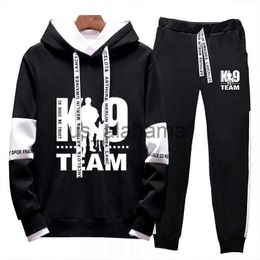 Trainingspakken voor heren TRAINER K9 Team K9 Unit Mechelaar Lente Herfst Nieuwe Heren Hoge kwaliteit Mode Vetersets Vrije tijd Afdrukken Hoodie + Joggingbroek Pak x0907