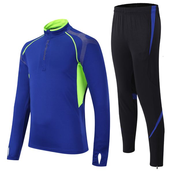 Chándales para hombres Trajes de entrenamiento Hombres Sudadera con estampado de rayas Conjunto deportivo Gimnasio Chaquetas para correr de secado rápido Ropa deportiva Chándal de culturismo 230215