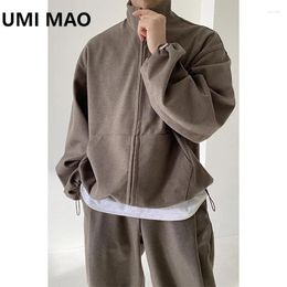 Suelgas de canciones para hombres Umi Mao Dark Top Jacket Unisex Spring Outumn Leisure Daily Casual Set Sweater Pants para hombres y mujeres Femme Y2K
