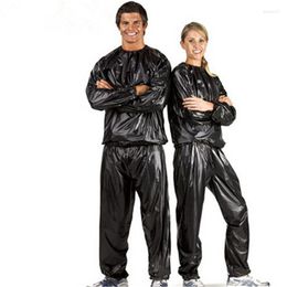 Tracksuits voor heren unisex Fitness verlies Gewicht Sauna pak set mode slankere training training zweet voor man vrouw bigsweety