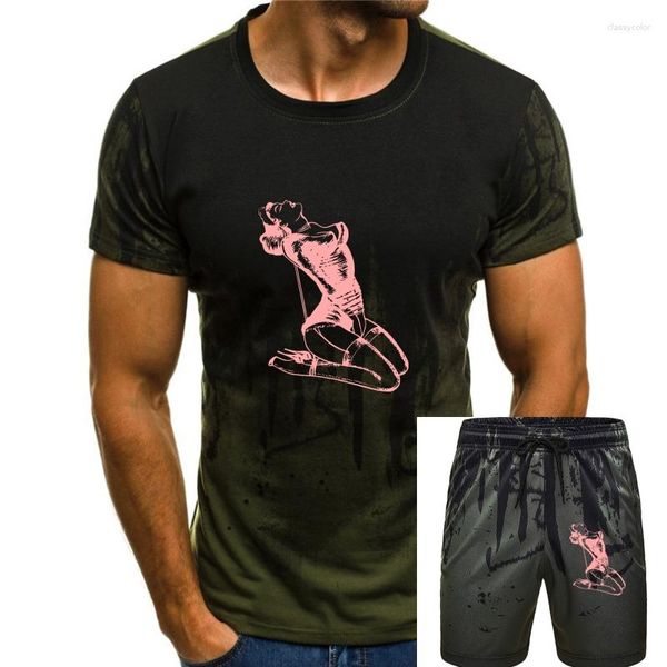 Survêtements pour hommes Vintage Retro BDSM Rope Bondage Tshirt-Cute Pinup Shirts