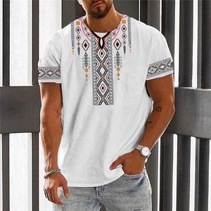 Heren Trainingspakken Vintage T-shirt 3D Print shirt Mode Korte Mouw Eenvoudige Tops Zomer Casual O Hals Oversized Kleding 230703