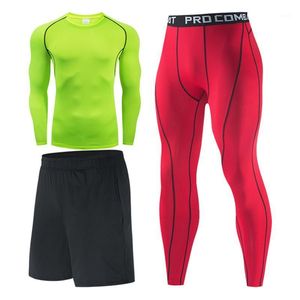 Chándales para hombres Ropa interior térmica de invierno Hombres Long Johns Conjuntos al aire libre A prueba de viento Deportes Ropa de fitness Top Calidad Color Sólido Conjunto Traje