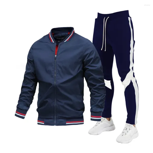 Survêtements pour hommes Survêtement femme pour golf costume décontracté patchwork pantalon qualité veste ensemble à homme vêtements mode y2k streetwear