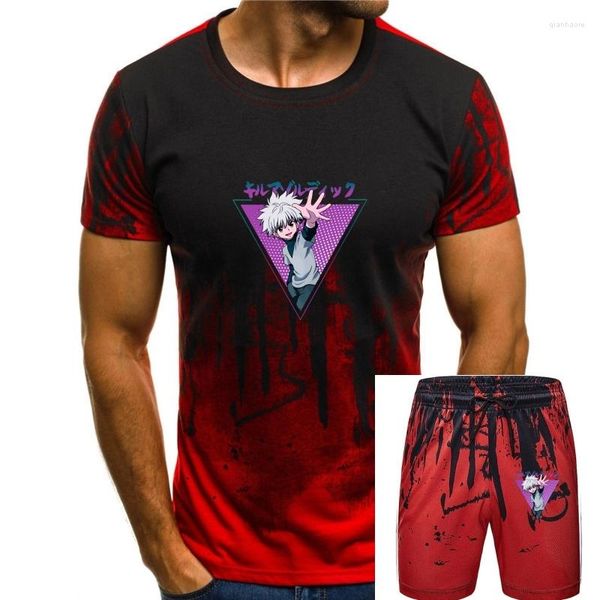 Survêtements pour hommes X T-shirt Killua Zoldyck Graphic Tee HXH Anime Manga Lovers Shirt Kawaii Femmes Chemises Cool Streetwear