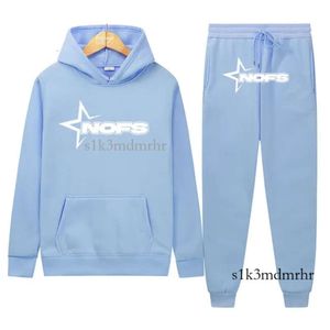 Trainingspakken voor heren Y2k NOFS Trainingspak Pullover met capuchon Joggingbroek Sportpak Casual jogger Sportkleding 2-delige fleece voor heren Casual sets 570