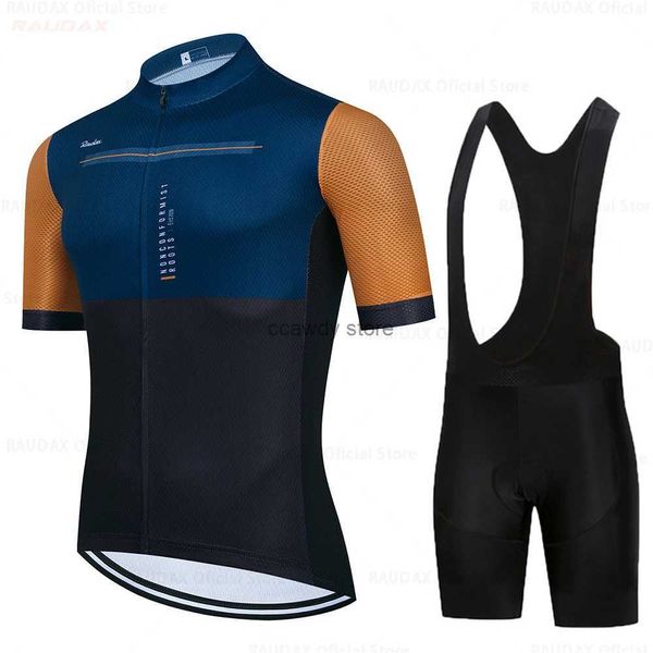 Ensemble de maillot de cyclisme pour hommes 2023 Team Summer Bicyc Vêtements de cyclisme Vêtements de vélo Vêtements de sport de montagne SuitH2421