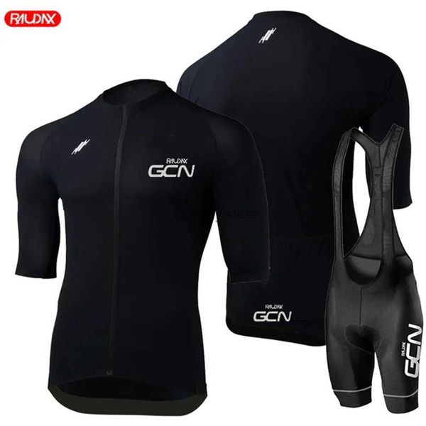 Tracksuits pour hommesGCN Youth Cycling Jersey Set Breathab Shirt Team Vêtements d'été VTT Vêtements d'équitation TriathlonH2421