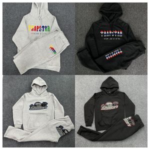 Sweat à swets de survêtement masculin TrapStar Full Rainbow Towel Decroderie Sportswear Woal Women Sportswear Cost Closers S-XL