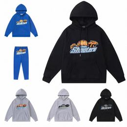 Heren TRAPSTAR Trainingspakken Mannen vrouw fleece Trainingspak Sets winter Hoodies Broeken 2-delige set Running Hoody ontwerper Sweatshirt Sport Joggers Sweatp m2bF#