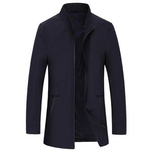 Trench Coats 2021 Collier de support de mode Men de la mode Men de haute qualité Business Business Casual Vestes Classic Veste