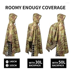 Trenchs d'hommes 2023Outdoor militaire respirant camouflage poncho jungle tactique imperméable observation des oiseaux randonnée chasse Ghillie costume