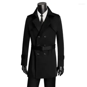 Heren Trench Coats 9XL 2024 Designer Slim Short Coat Men Herfst overjas lange mouwhoenskleding Business Spring Fashion 467