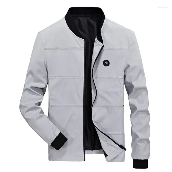 Gabardinas para hombres Llegada Chaquetas para hombre Primavera Otoño Chaqueta de bombardero casual Slim Fit Outwear masculino Ropa de marca Abrigo MY214