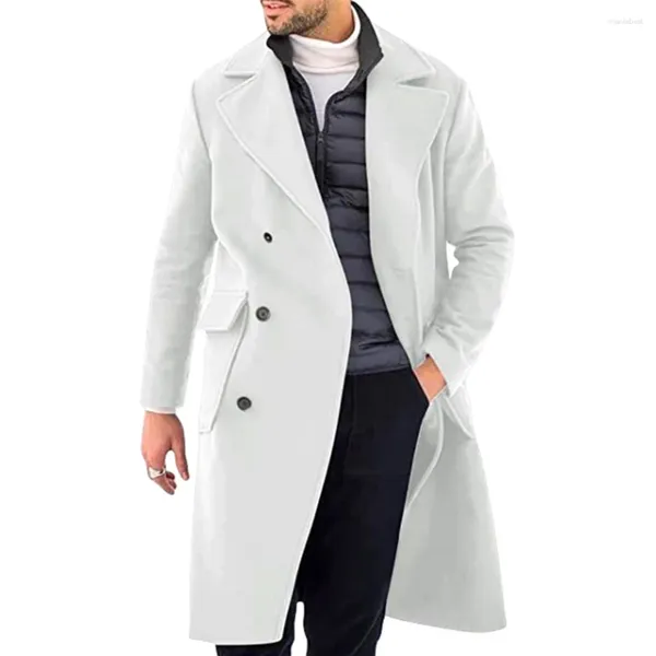 Trenchs pour hommes Marque Mode abordable Haute qualité Manteau largement applicable Cardigan Cardigan à double boutonnage Veste longue