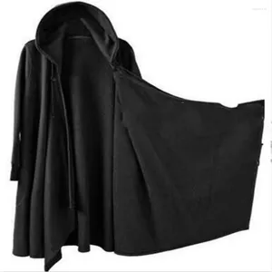 Heren Trench Coats Mantel losse winddichte jas mannen chique winter lange cape poncho kap moedel gewaad niet mainstream persoonlijkheidswindbreker