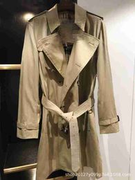 Trenchs pour hommes Designer Version haute pour hommes KensingtonTrench Trench-coat britannique OMBT