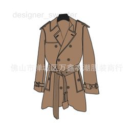 Trenchs pour hommes Trench-coat de style Kensingtons pour hommes, manteau court, long, moyen et long pour hommes, marque tendance 4TBM