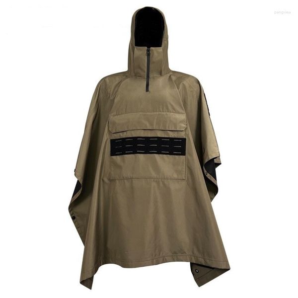 Trenchs pour hommes Sauvetage d'urgence Trois en une pièce portable Cape multifonctionnelle Imperméable Poncho